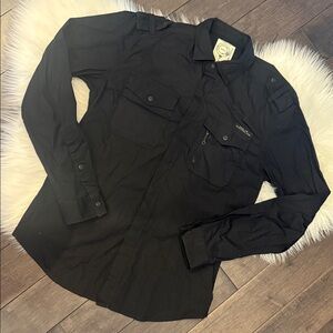 Diesel Men’s Slim-Fit Utility Shirt - Black - Size M